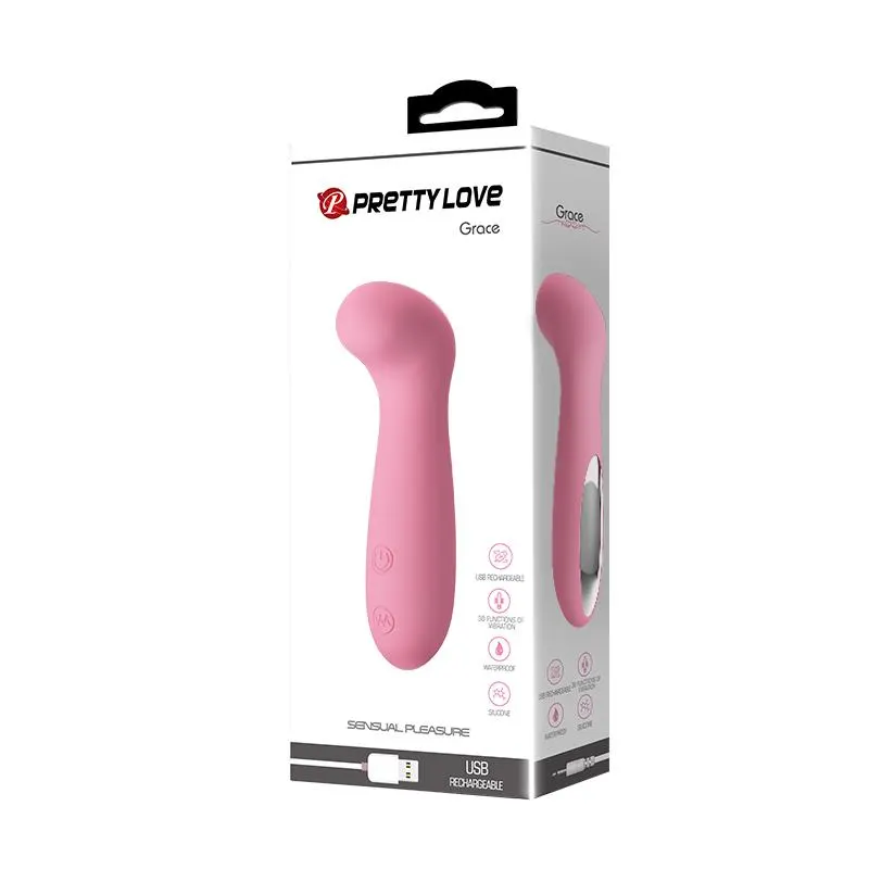 Vibrador Grace Color Rosa Claro CL50 · PRETTYLOVE · Vibradores — Foto 9