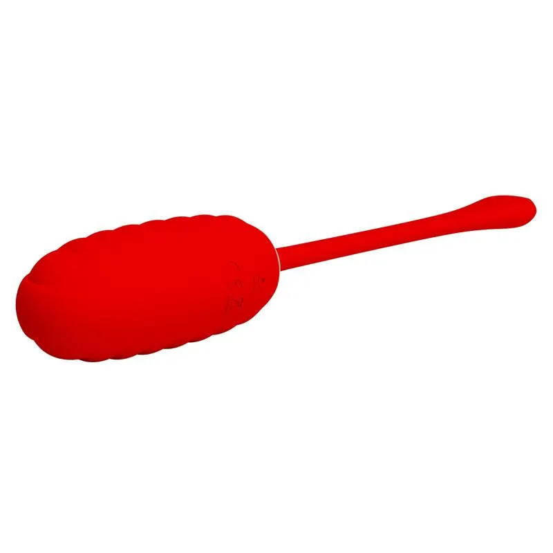 Kirk Huevo Vibrador Rojo · PRETTYLOVE · Huevos y Balas Vibradoras — Foto 3