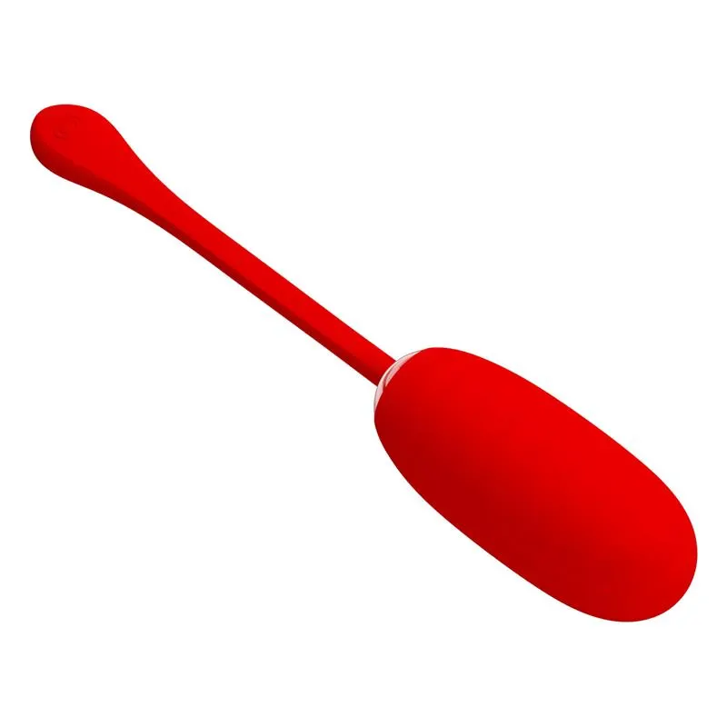 Kirk Huevo Vibrador Rojo · PRETTYLOVE · Huevos y Balas Vibradoras — Foto 5
