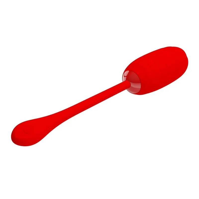 Kirk Huevo Vibrador Rojo · PRETTYLOVE · Huevos y Balas Vibradoras — Foto 6