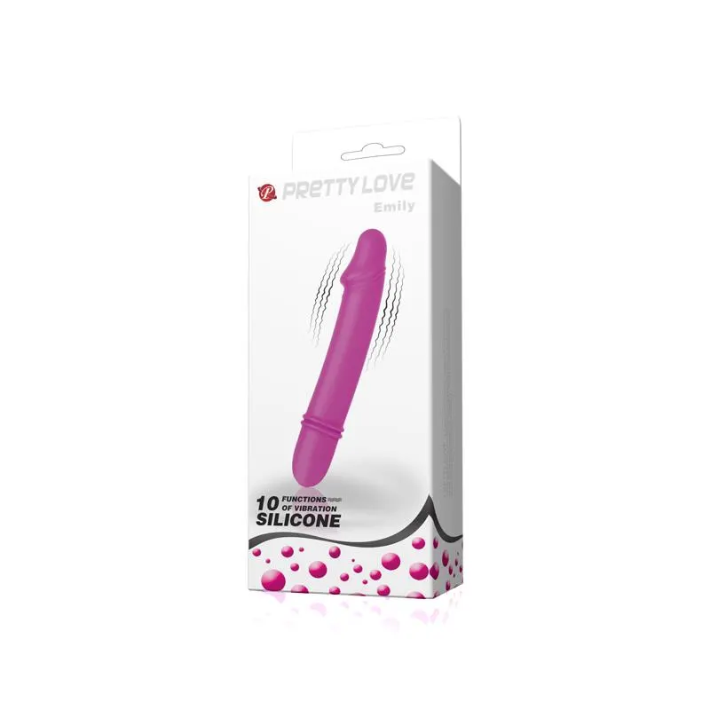 Vibrador Emili Color Rosa Clave 90 · PRETTYLOVE · Vibradores — Foto 9