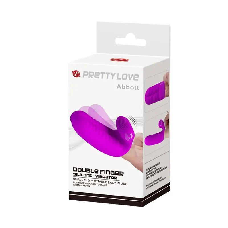 Funda para el Dedo Abbott Color Rosa · PRETTYLOVE · Estimuladores de Clítoris — photo 2