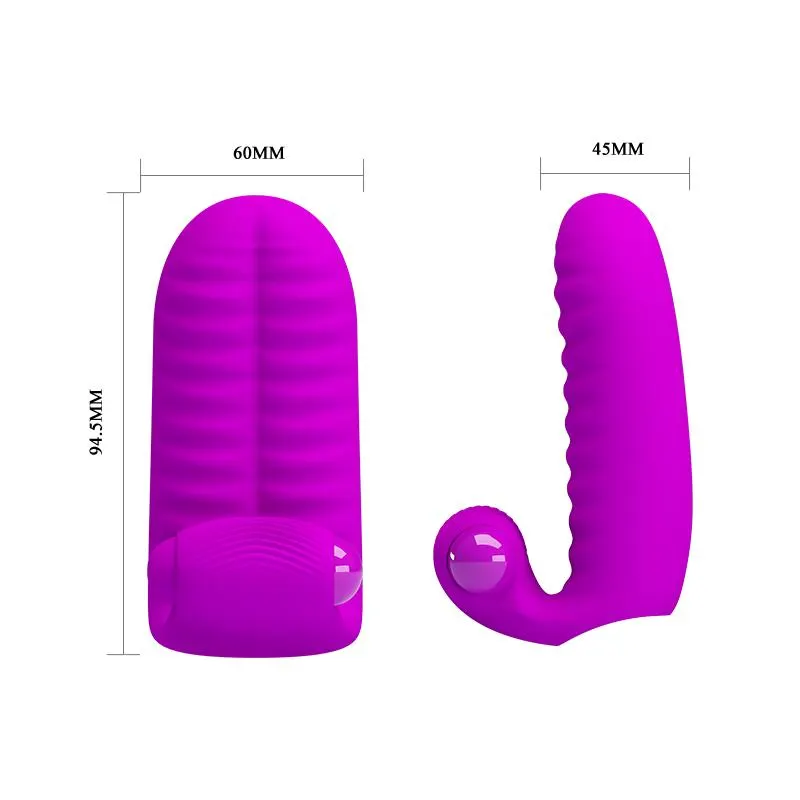Funda para el Dedo Abbott Color Rosa · PRETTYLOVE · Estimuladores de Clítoris — photo 4