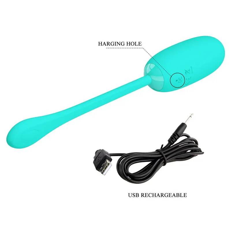 Julius Huevo Vibrador Verde · PRETTYLOVE · Huevos y Balas Vibradoras — Foto 9