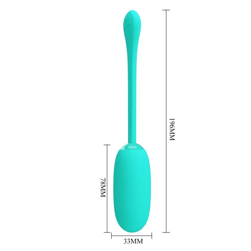 Julius Huevo Vibrador Verde · PRETTYLOVE · Huevos y Balas Vibradoras — Foto 10