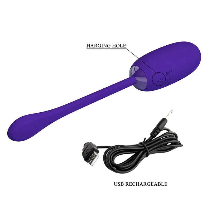 Julius Huevo Vibrador Violeta · PRETTYLOVE · Huevos y Balas Vibradoras — Foto 9