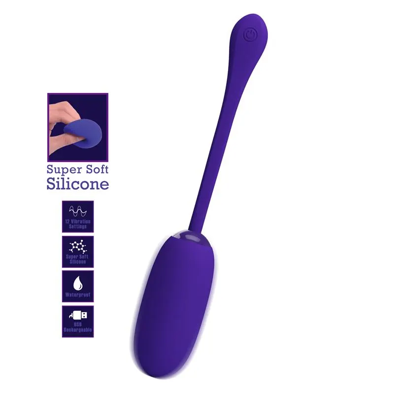 Julius Huevo Vibrador Violeta · PRETTYLOVE · Huevos y Balas Vibradoras