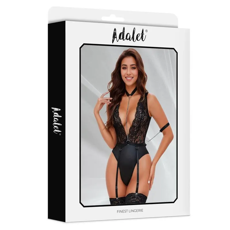 Ruby Bodysuit con Liguero · S/M · ADALET LINGERIE · Conjuntos y Bodies — Foto 3