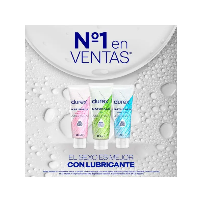 Gel Lubricante Naturals 100 ml · DUREX · Lubricantes — Foto 4