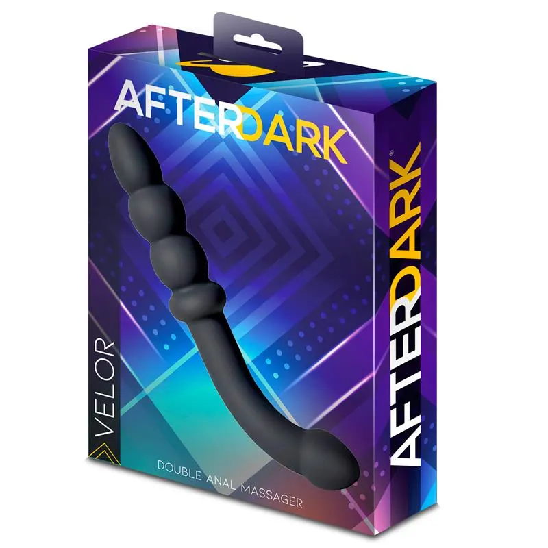 Velor Doble Masajeador Anal Silicona · AFTERDARK · Anal — Foto 5