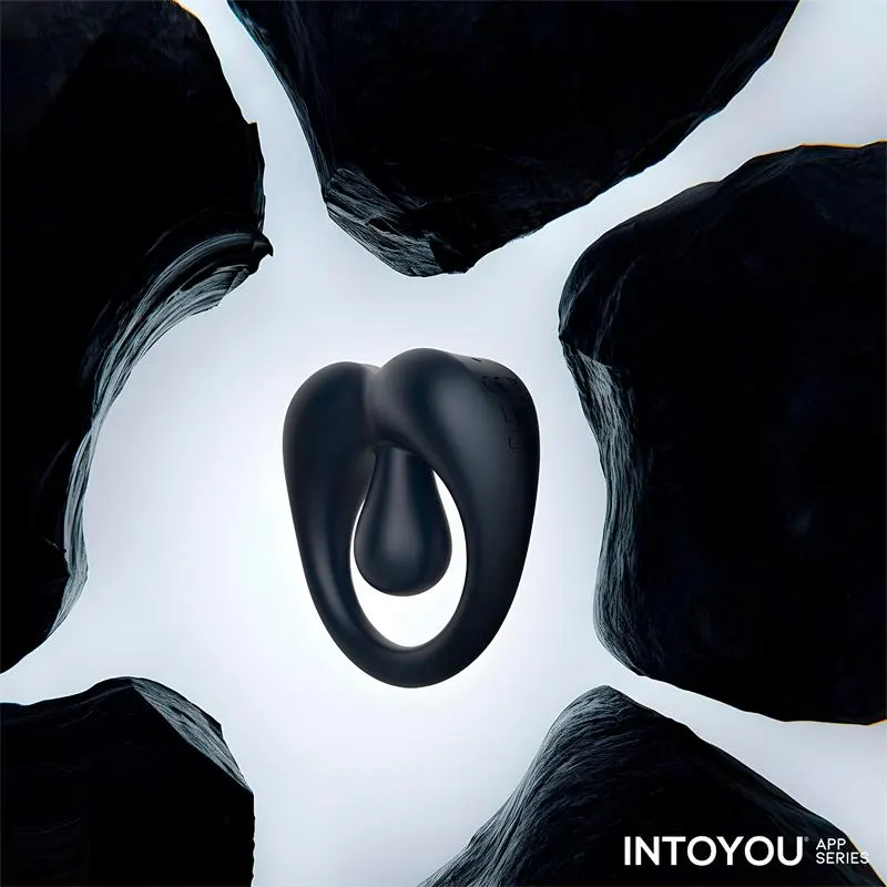 Kenny Anillo Vibrador con Estimulador de Clítoris y APP Azul Noche · INTOYOU APP SERIES · Anillos para el Pene — Foto 12