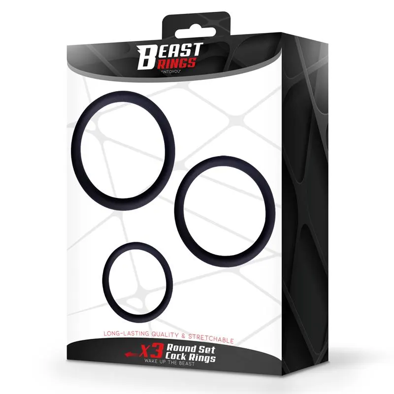 Set de 3 Anillos para el Pene S, M y L · BEAST RINGS · BEAST RINGS · Anillos para el Pene — Foto 4