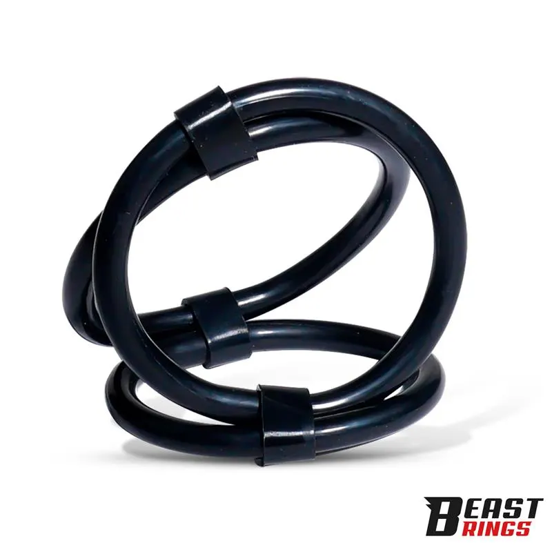 Anillo Triple Silicona · BEAST RINGS · Anillos para el Pene — photo 3