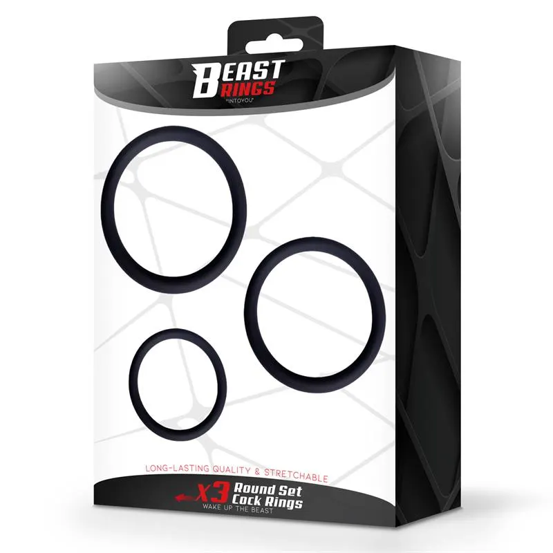 Set de 3 Anillos para el Pene S, M y L · BEAST RINGS · BEAST RINGS · Anillos para el Pene — Foto 5