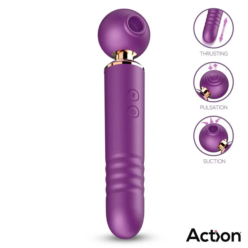 Arion Masajeador con Succión, Thrusting y Pulsación · ACTION · Estimuladores de Clítoris — Foto 2