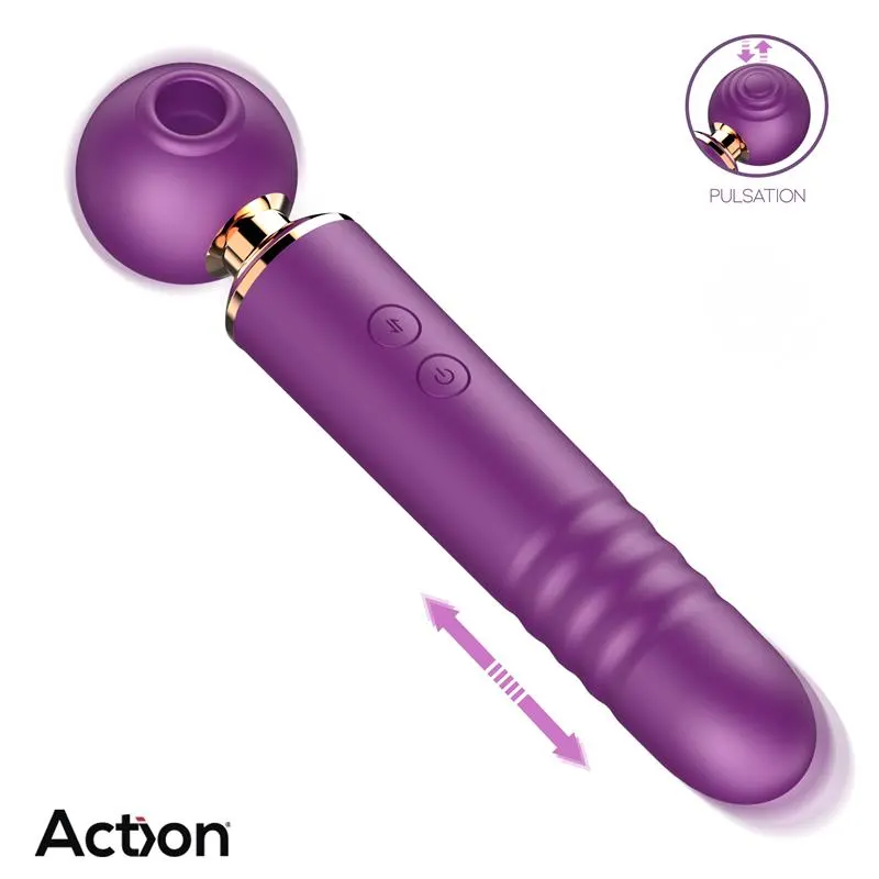Arion Masajeador con Succión, Thrusting y Pulsación · ACTION · Estimuladores de Clítoris — Foto 3