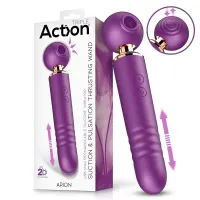 Arion Masajeador con Succión, Thrusting y Pulsación · ACTION · Estimuladores de Clítoris