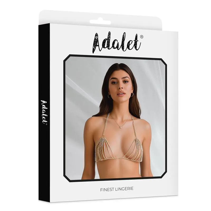 Mireya Sujetador Dorado Talla Única · ADALET LINGERIE · Corsés, Ligueros y Medias — photo 2