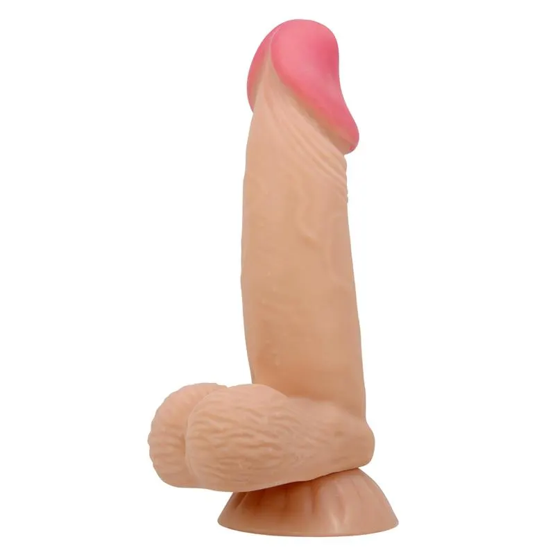 Dildo Realista con Piel Deslizante Retractil 19.4 cm · BAILE · Dildos — Foto 2