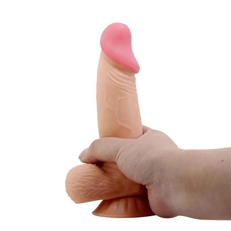 Dildo Realista con Piel Deslizante Retractil 19.4 cm · BAILE · Dildos — Foto 6