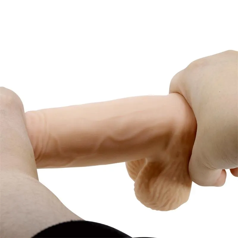 Dildo Realista con Piel Deslizante Retractil 19.4 cm · BAILE · Dildos — Foto 8