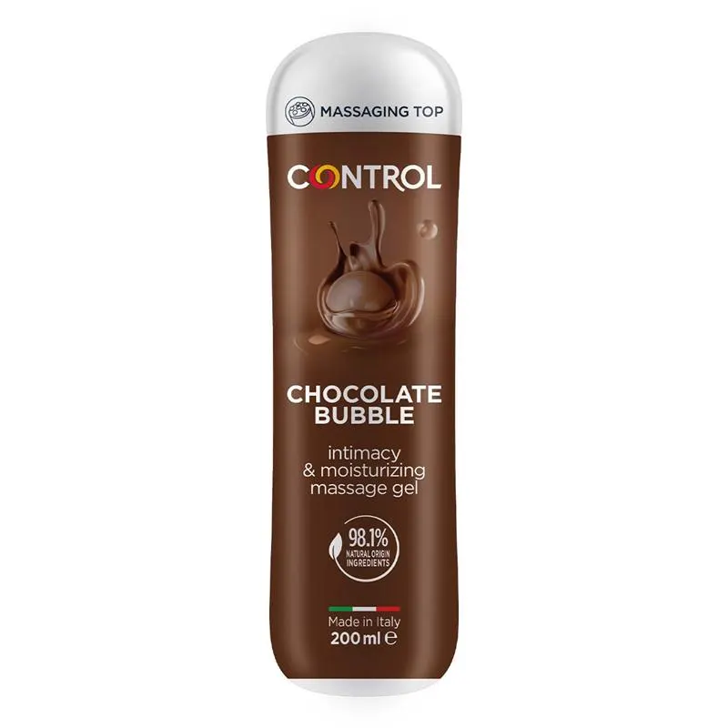 Gel de Masaje Bubble Chocolate 200 ml · CONTROL · Cuidado Íntimo y Masaje