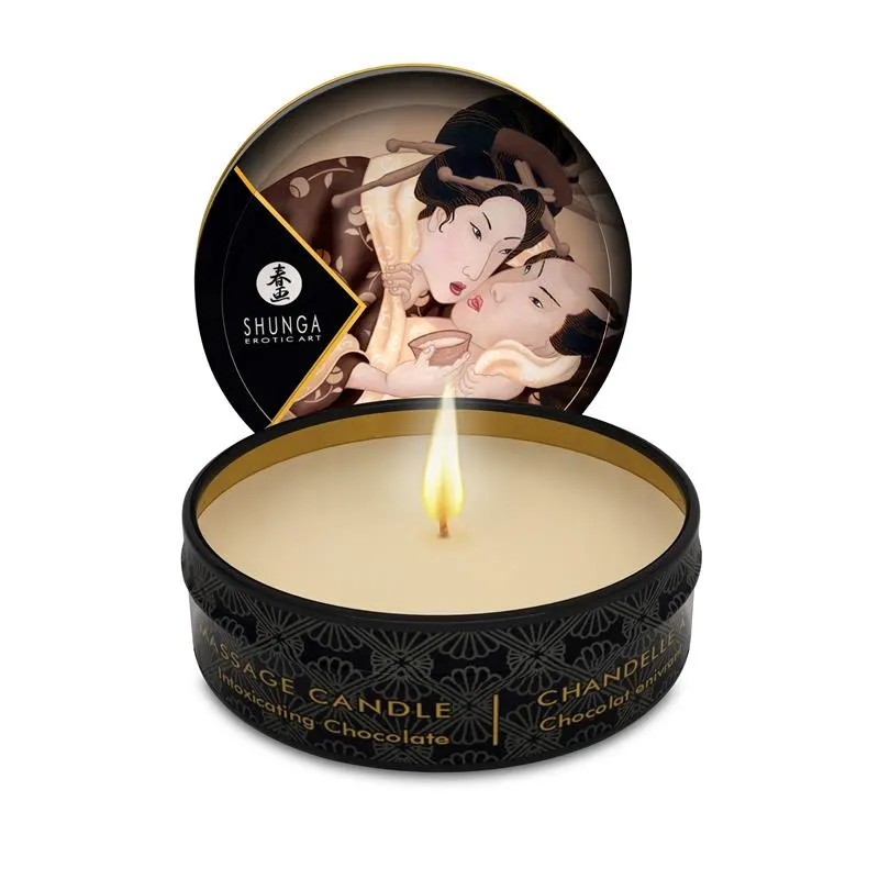 Shunga Mini Vela de Masaje Chocolate · SHUNGA · Cuidado Íntimo y Masaje