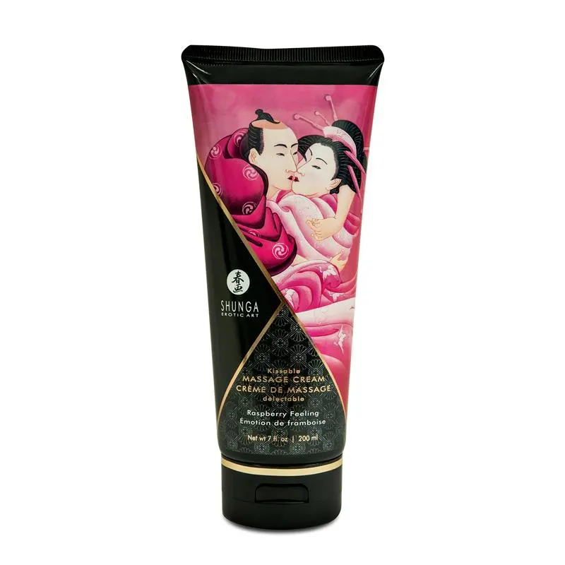 Shunga Crema de Masaje Aroma de Frambuesa · SHUNGA · Cuidado Íntimo y Masaje