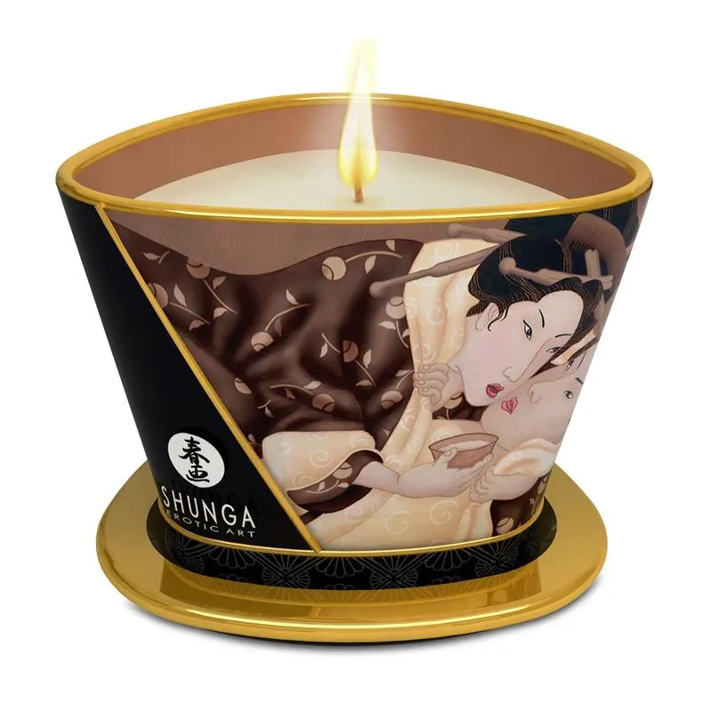 Shunga Vela Masaje Chocolate · SHUNGA · Cuidado Íntimo y Masaje