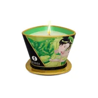 Shunga Vela de Masaje Verde Exótico · SHUNGA · Cuidado Íntimo y Masaje
