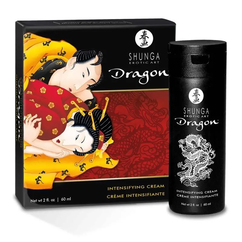 Crema de Virilidad Dragón Original 60 ml · SHUNGA · Cuidado Íntimo y Masaje