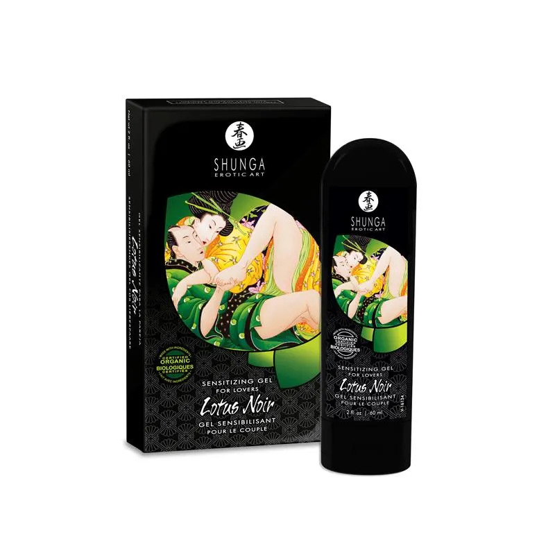 Shunga Gel Sensibilizador Lotus Noir · SHUNGA · Potenciadores y Retardantes
