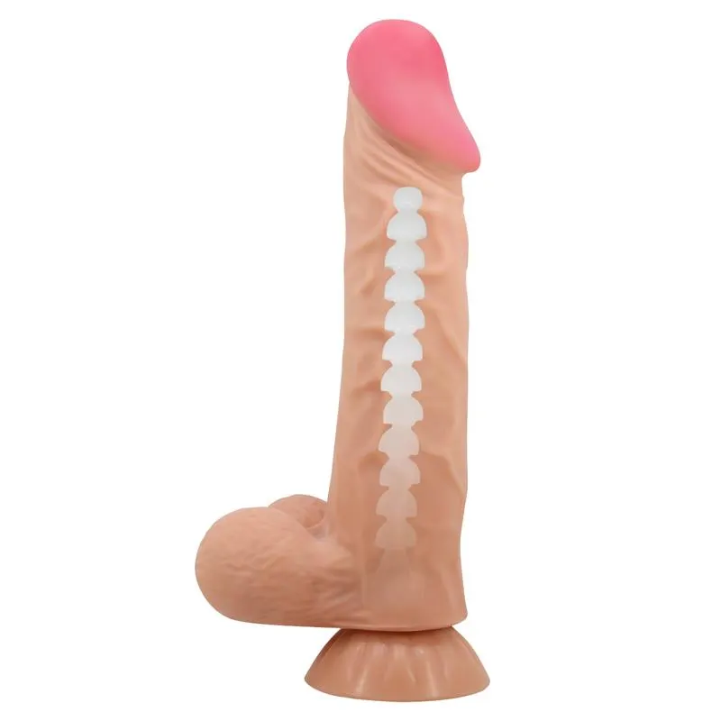 Dildo Realista Piel Deslizante Retractil 24 cm · BAILE · Dildos — photo 2