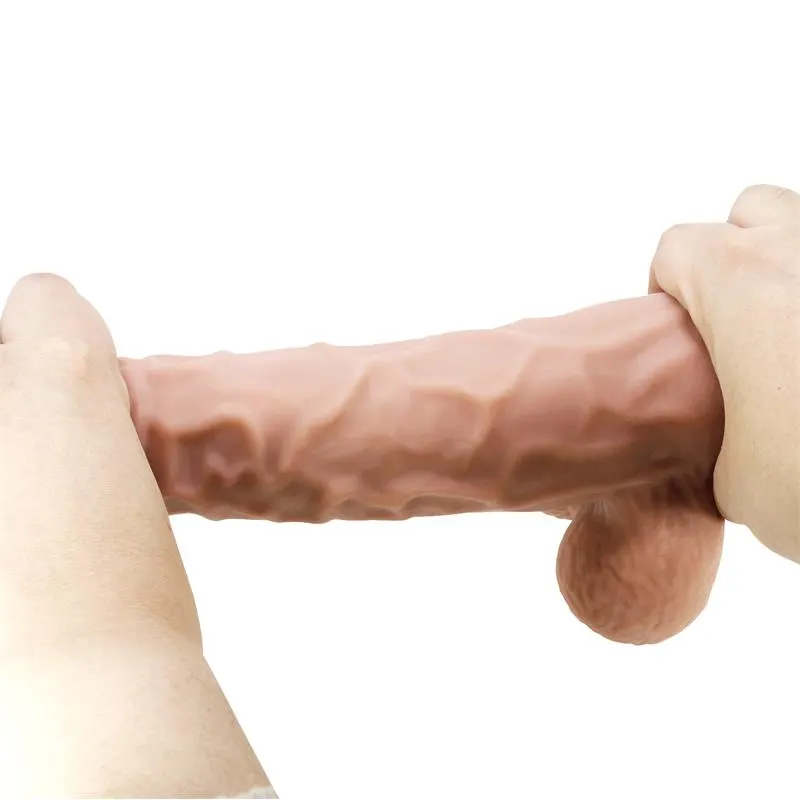 Dildo Realista Piel Deslizante Retractil 24 cm · BAILE · Dildos — photo 7