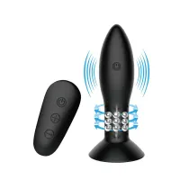 Plug Anal Inflable con Vibración y Rotación · MR PLAY · Anal
