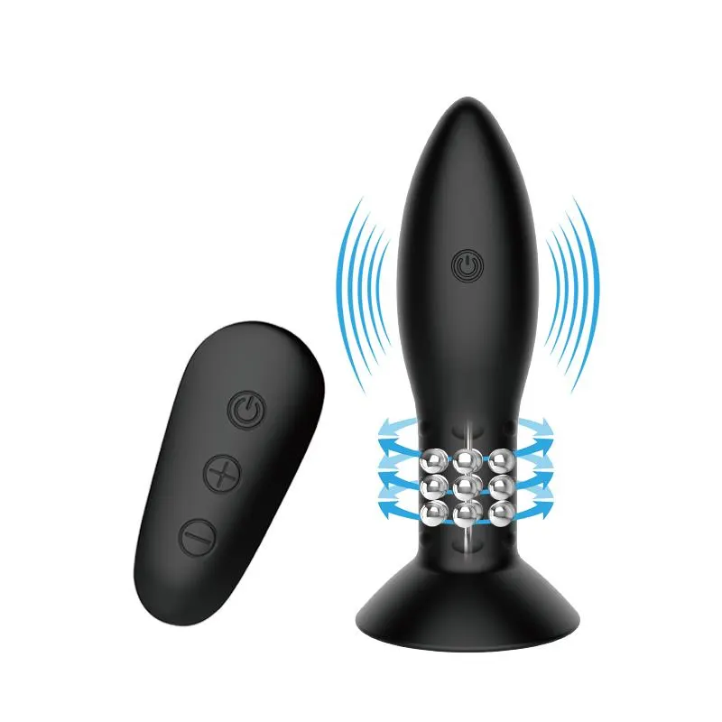 Plug Anal Inflable con Vibración y Rotación · MR PLAY · Anal