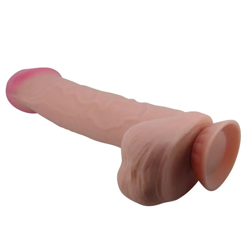 Dildo Realista Piel Deslizante Retractil 26 cm · BAILE · Dildos — Foto 4