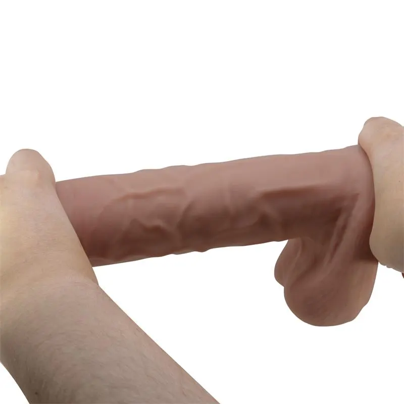 Dildo Realista Piel Deslizante Retractil 26 cm · BAILE · Dildos — Foto 8