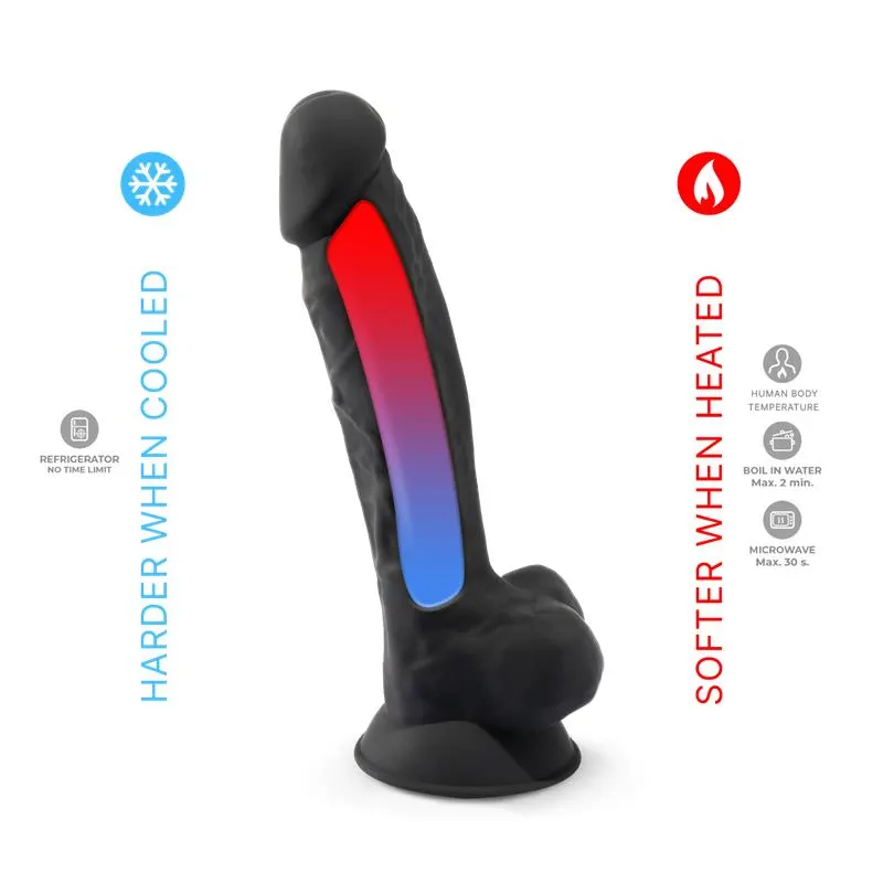 Dildo Dual Density Mod. 1 - 8 Negro · SILEXD · Dildos — Foto 5