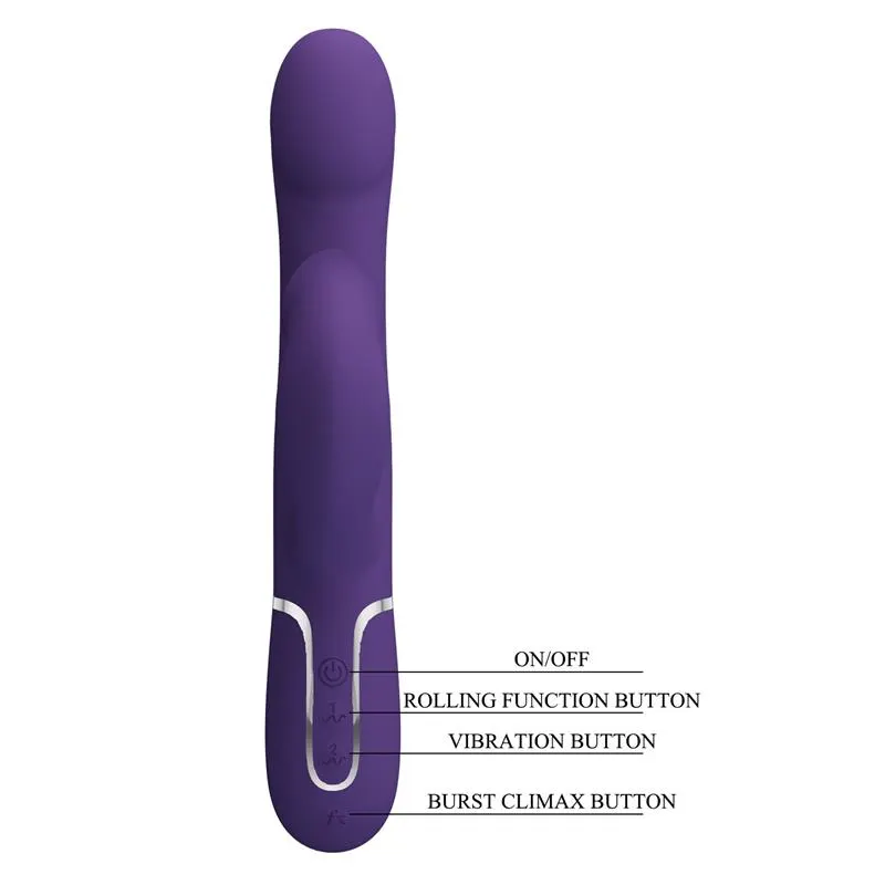 Zalin Rolling Vibrador con Bolas Rotatorias USB · PRETTYLOVE · Vibradores — photo 7