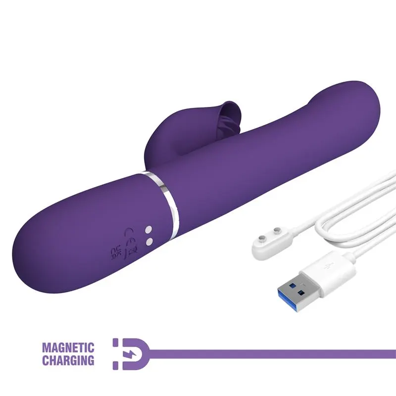 Zalin Rolling Vibrador con Bolas Rotatorias USB · PRETTYLOVE · Vibradores — photo 8