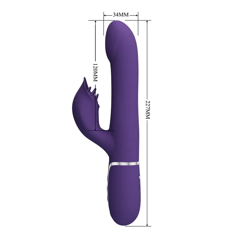 Zalin Rolling Vibrador con Bolas Rotatorias USB · PRETTYLOVE · Vibradores — photo 9
