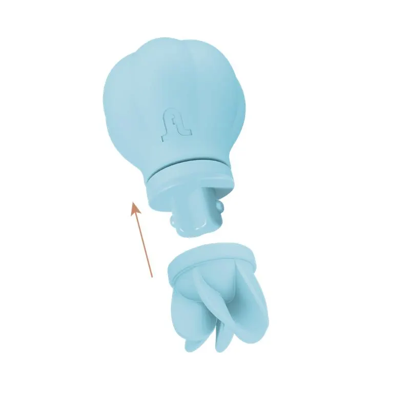 Estimulador Caress Vibración y Rotación Light blue · ADRIEN LASTIC · Estimuladores de Clítoris — Foto 3