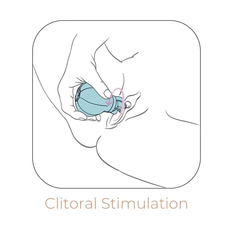 Estimulador Caress Vibración y Rotación Light blue · ADRIEN LASTIC · Estimuladores de Clítoris — Foto 7