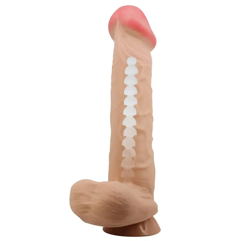 Dildo Realista Piel Deslizante Retractil 26 cm · BAILE · Dildos — photo 2
