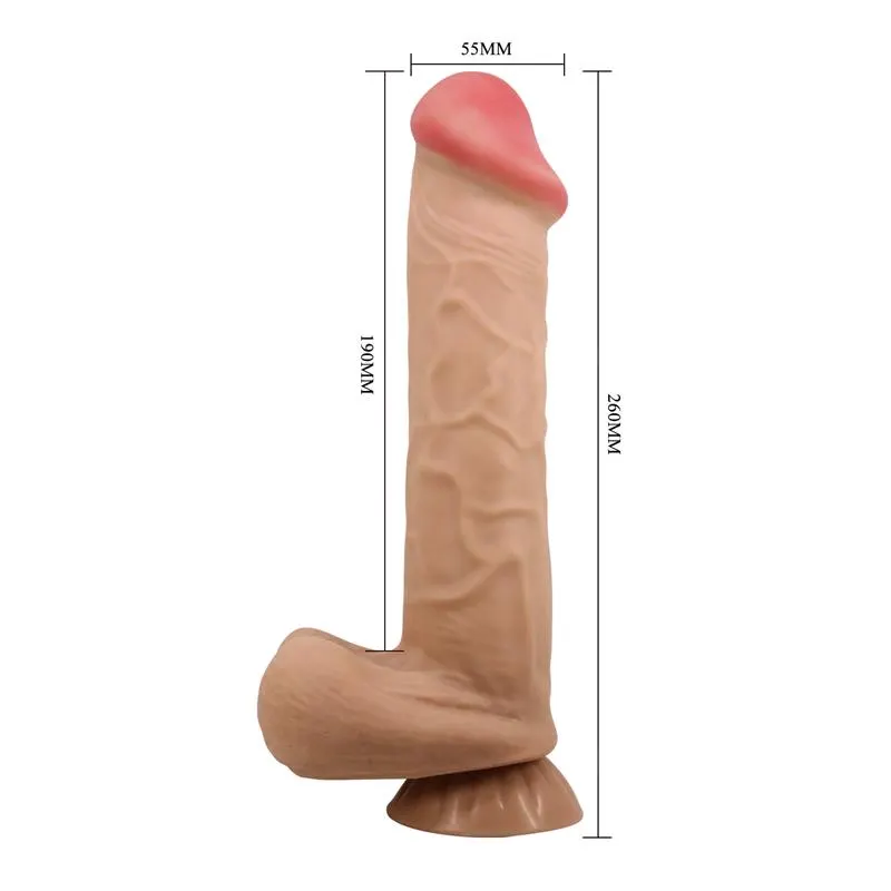 Dildo Realista Piel Deslizante Retractil 26 cm · BAILE · Dildos — photo 8