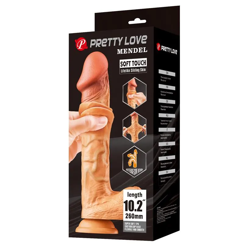 Dildo Realista Piel Deslizante Retractil 26 cm · BAILE · Dildos — photo 9