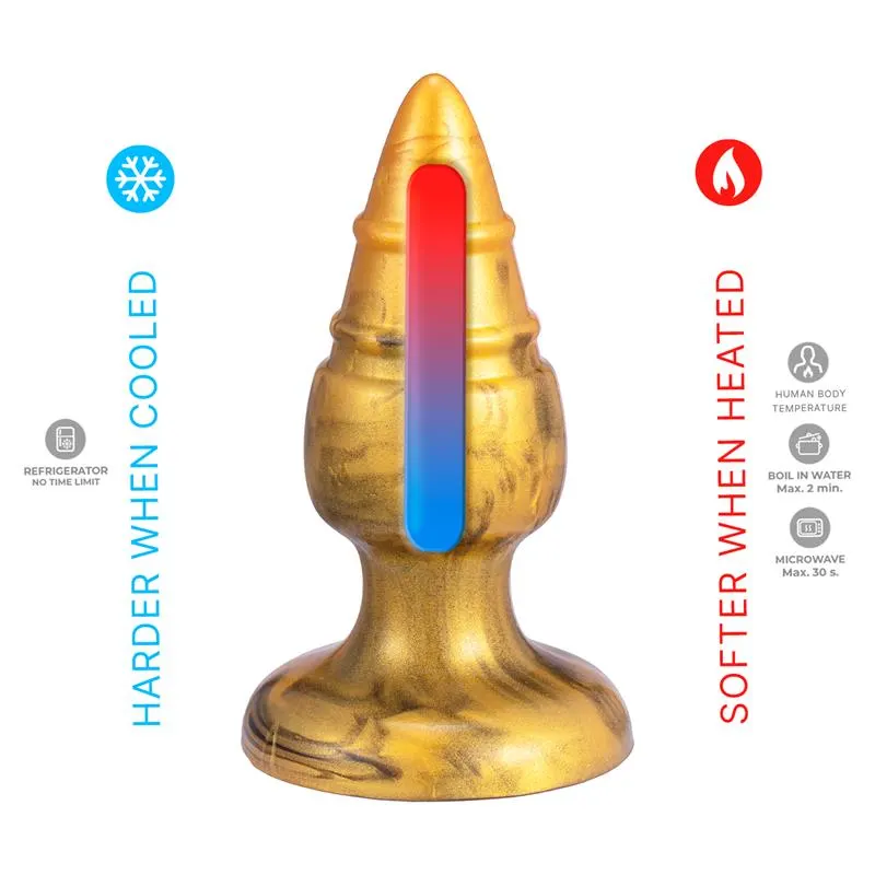 Goldy Plug anal Fantasy Silicona liquida · SILEXD · Anal — photo 3