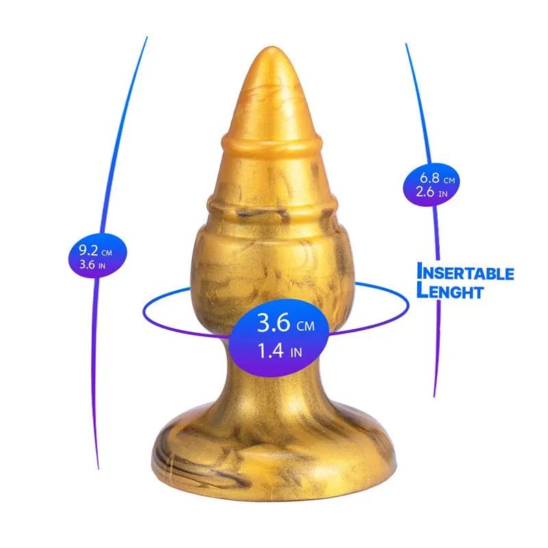 Goldy Plug anal Fantasy Silicona liquida · SILEXD · Anal — photo 4