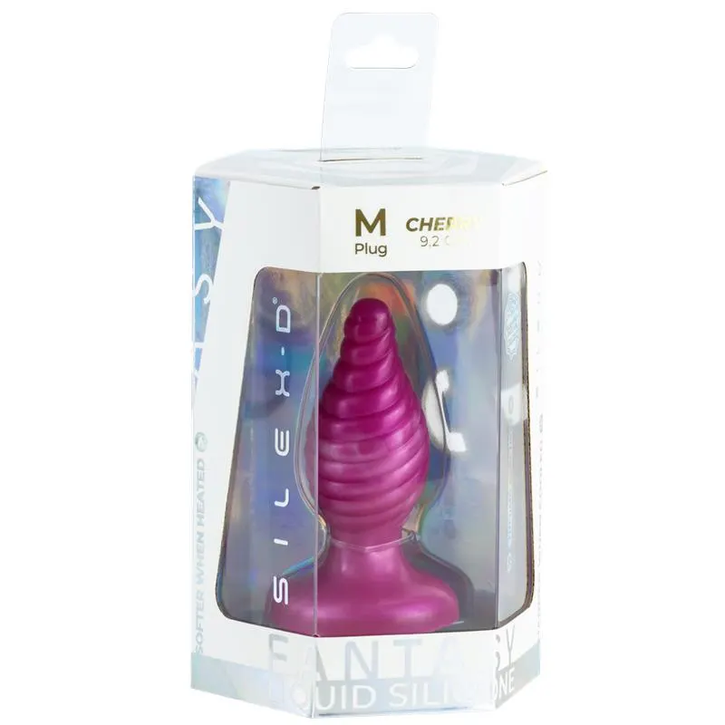 Plug anal Fantasy Silicona Liquida Cherry · SILEXD · Anal — Foto 5